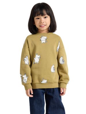 Mumin sweatshirt med borstad insida