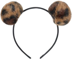 Slim alice band featuring leopard f
