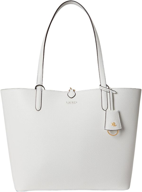 Faux-Leather Large Reversible Tote Bag