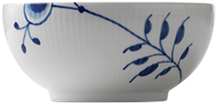 Blå Mega Riflet 73 cl. skål