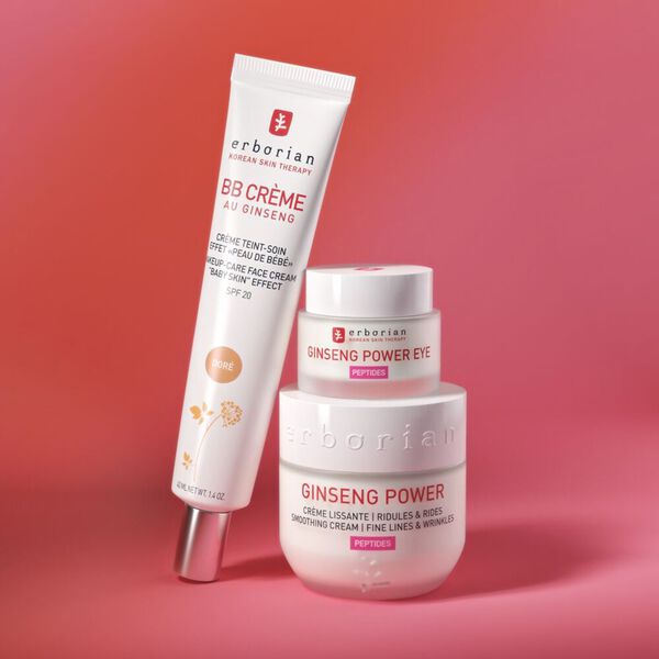 Ginseng Power Eye  Udglattende øjencreme  fine linjer og rynker