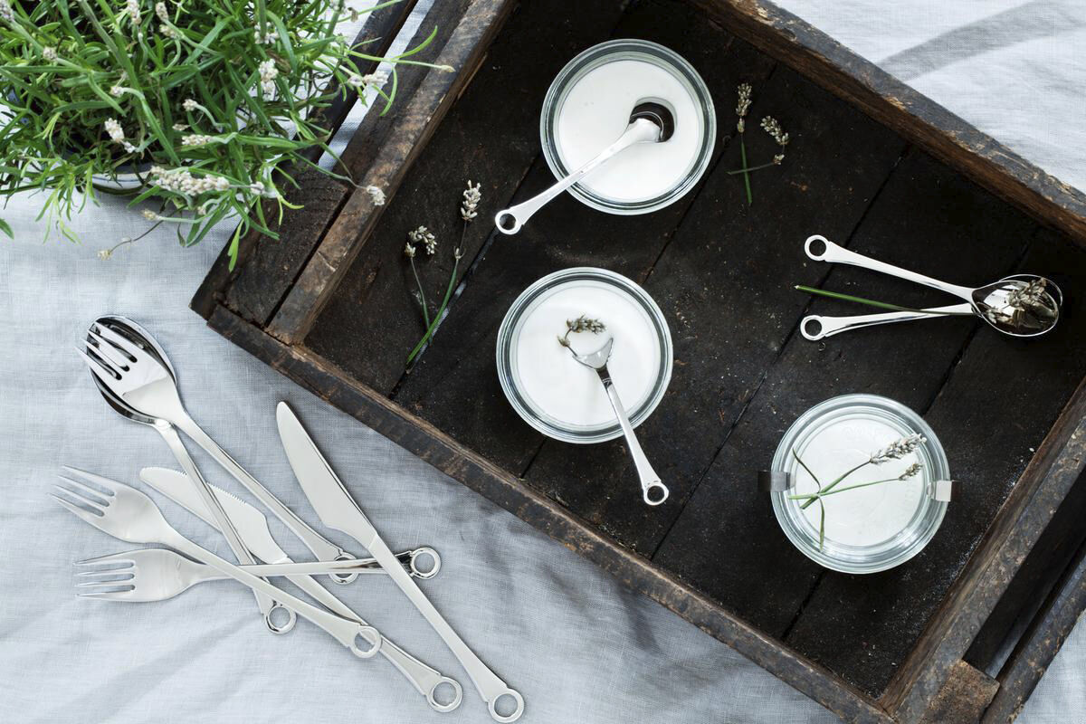 Dessertske Pantry 16,5 cm Mat/Blankt st&aring;l