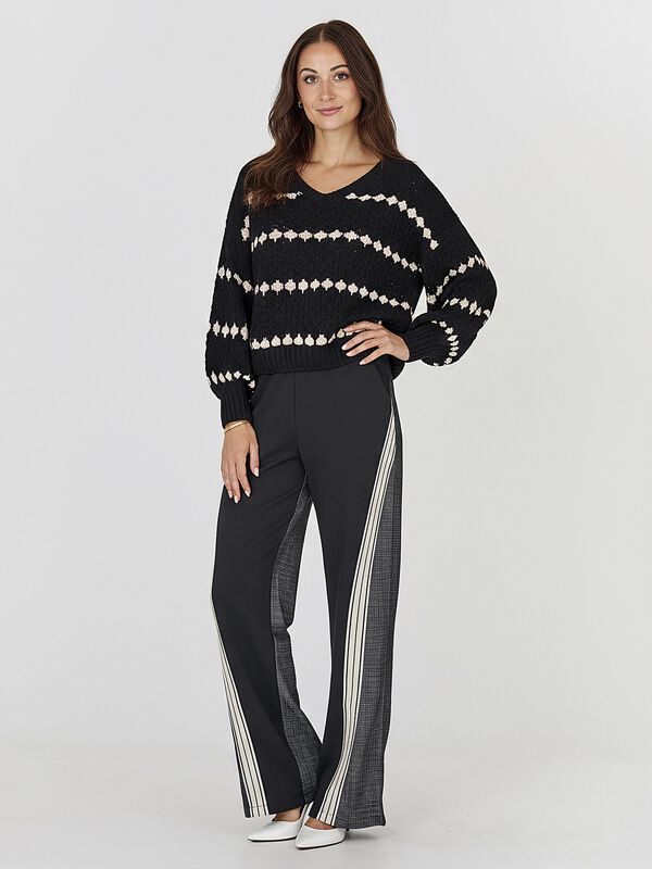 Bano Blouse Stripe Knit