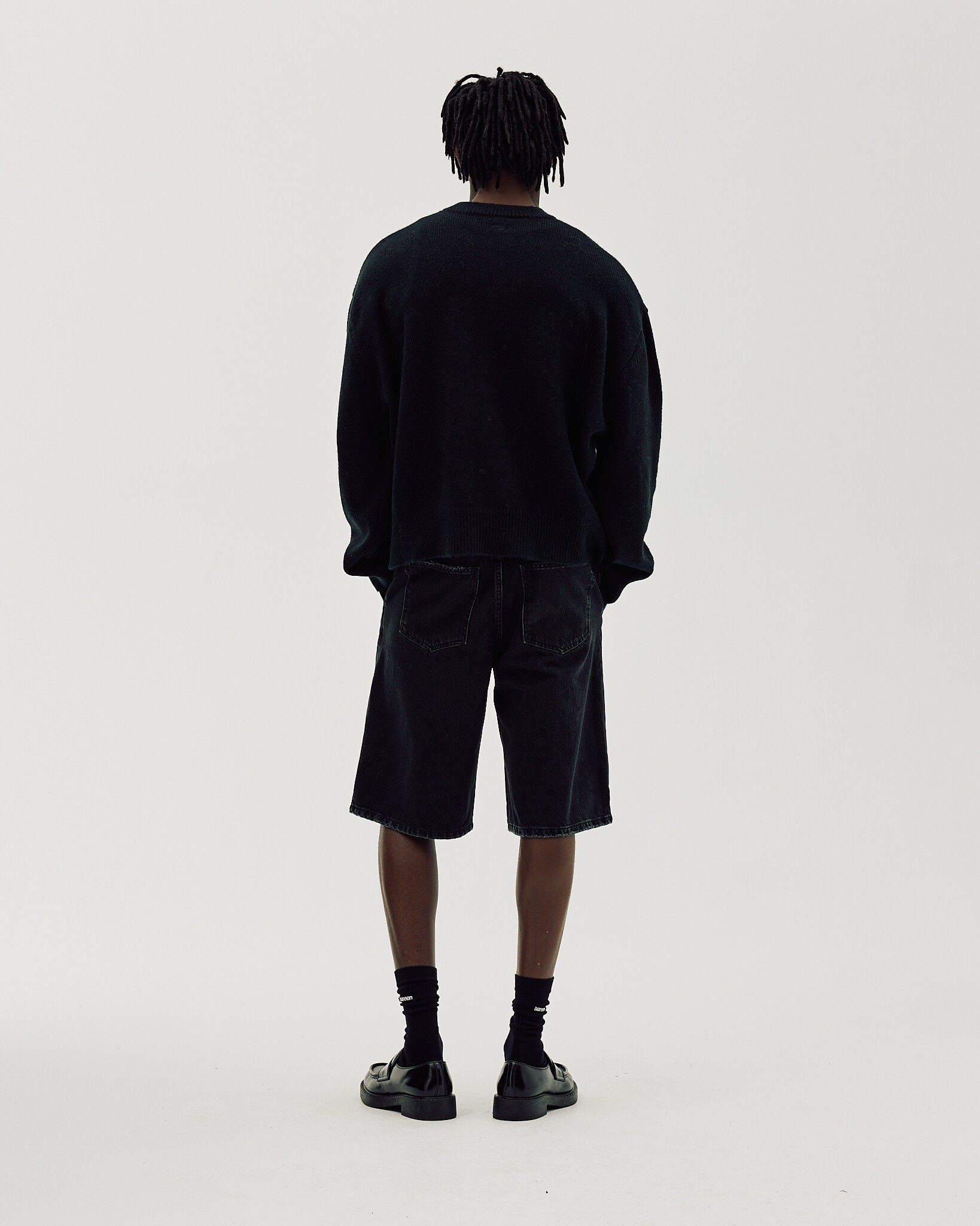 Straight Denim Shorts