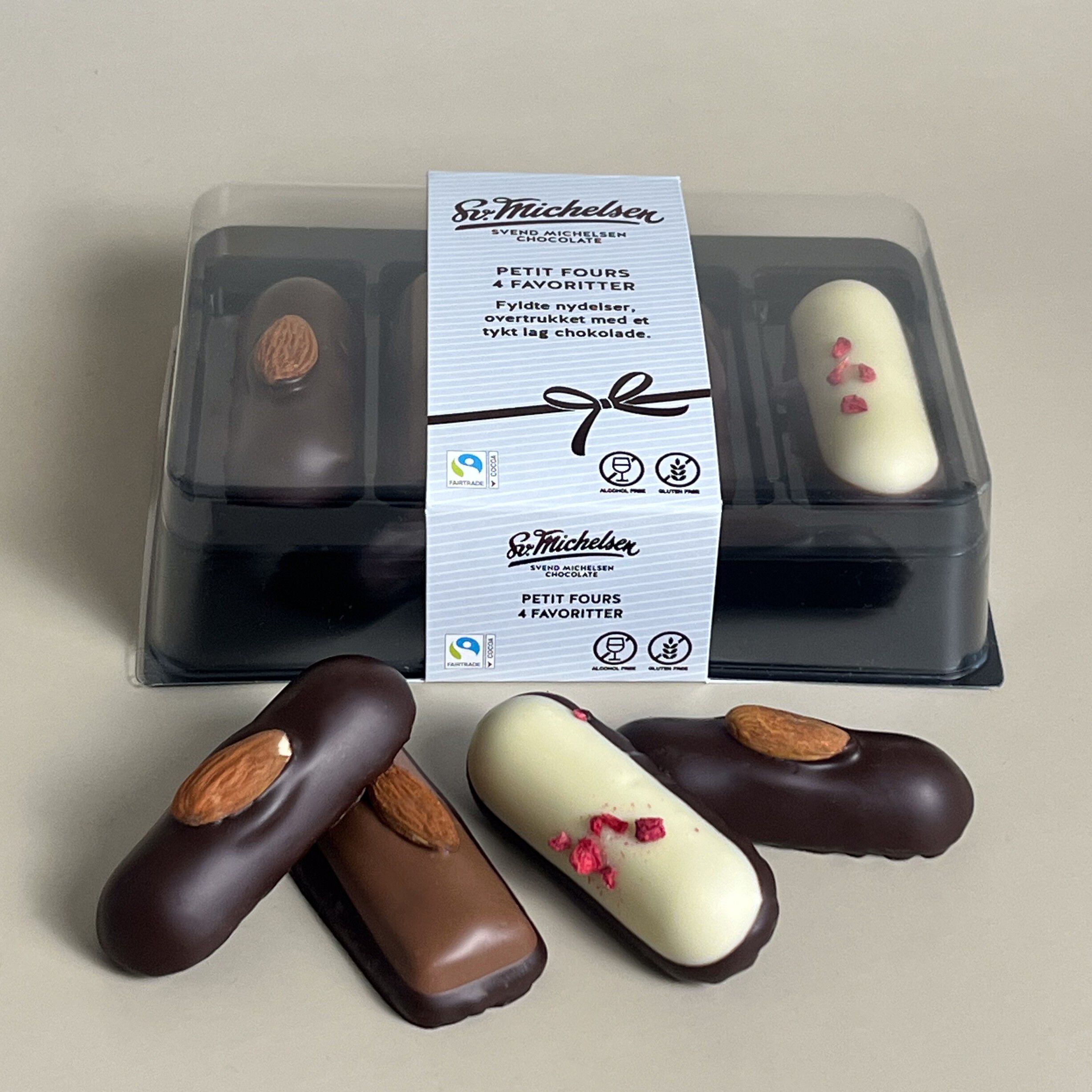 4 petit fours marcipan favoritter