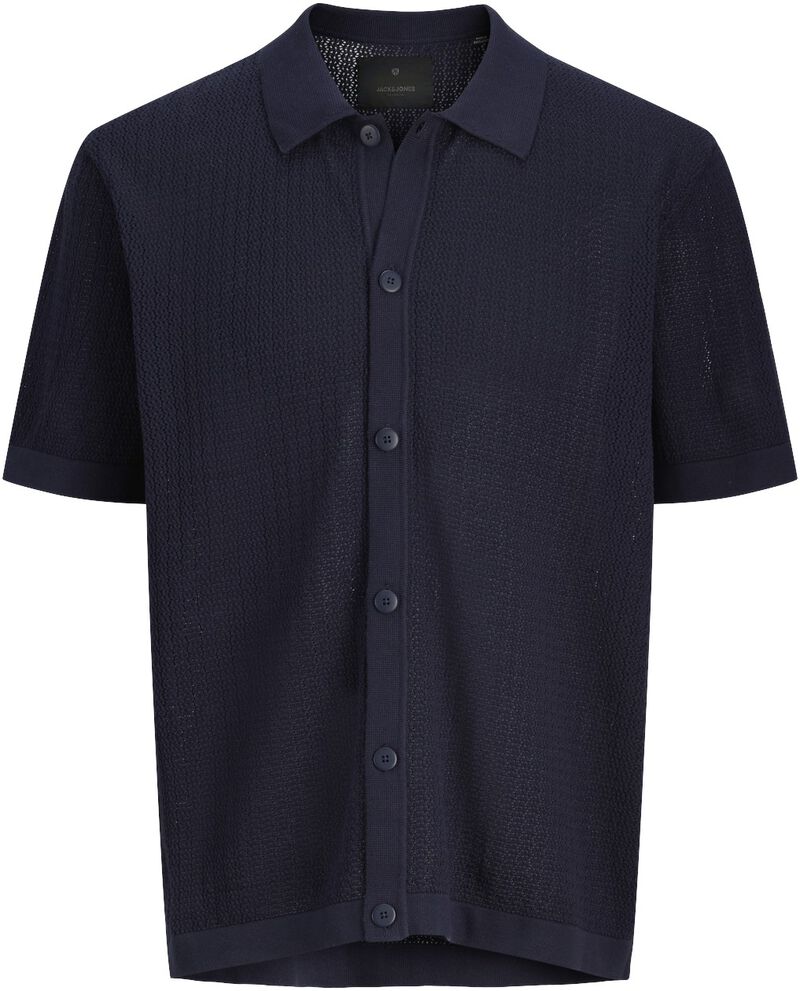Jprblaowen Knit Button Through Polo