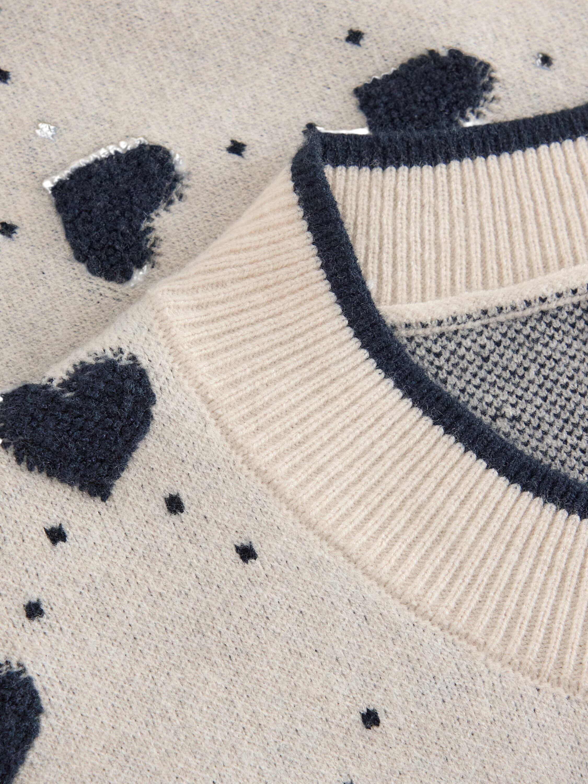 Finstickad tr&ouml;ja med kort &auml;rm, av