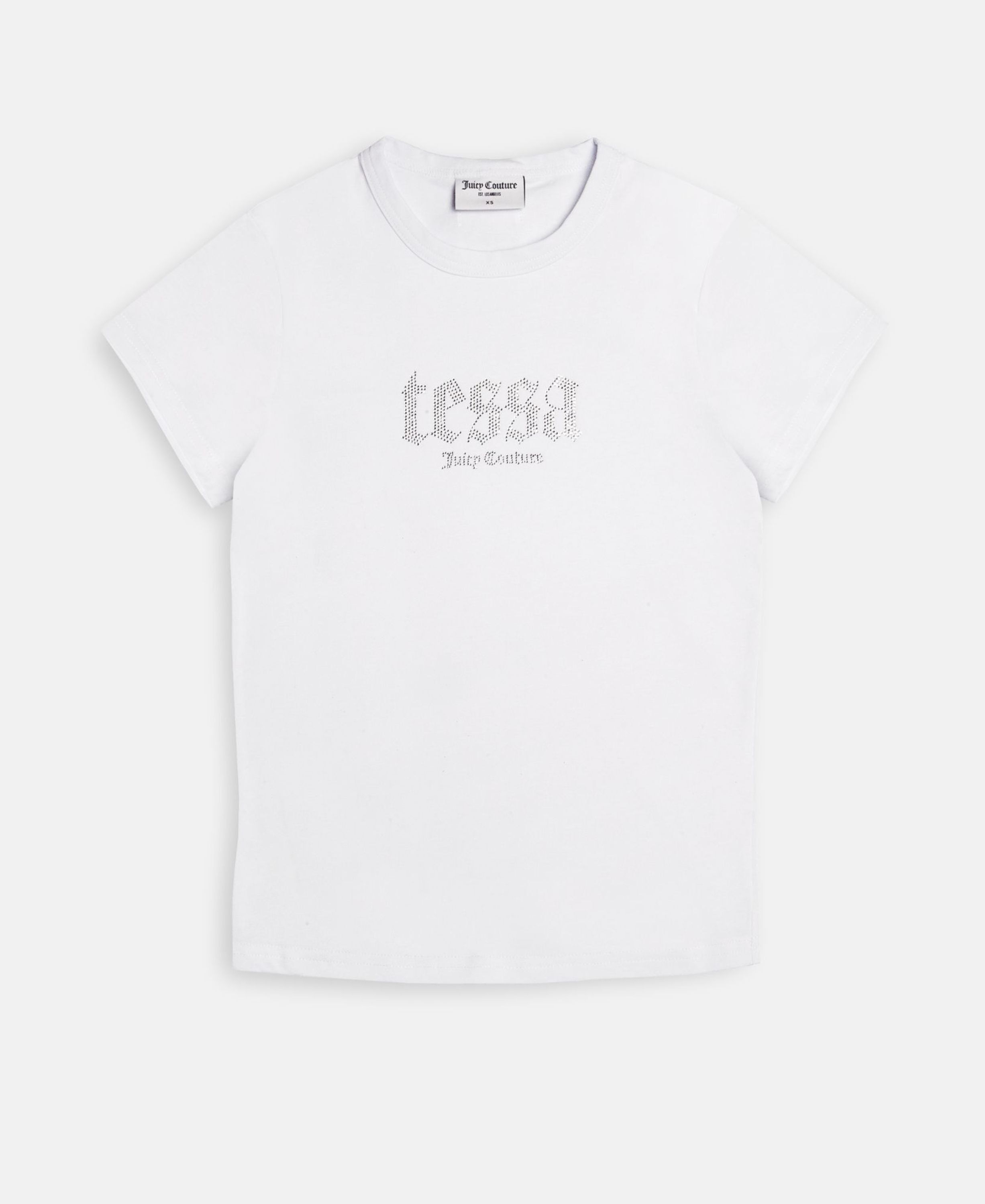 Tessa x Juicy - t-shirt m. diamanter