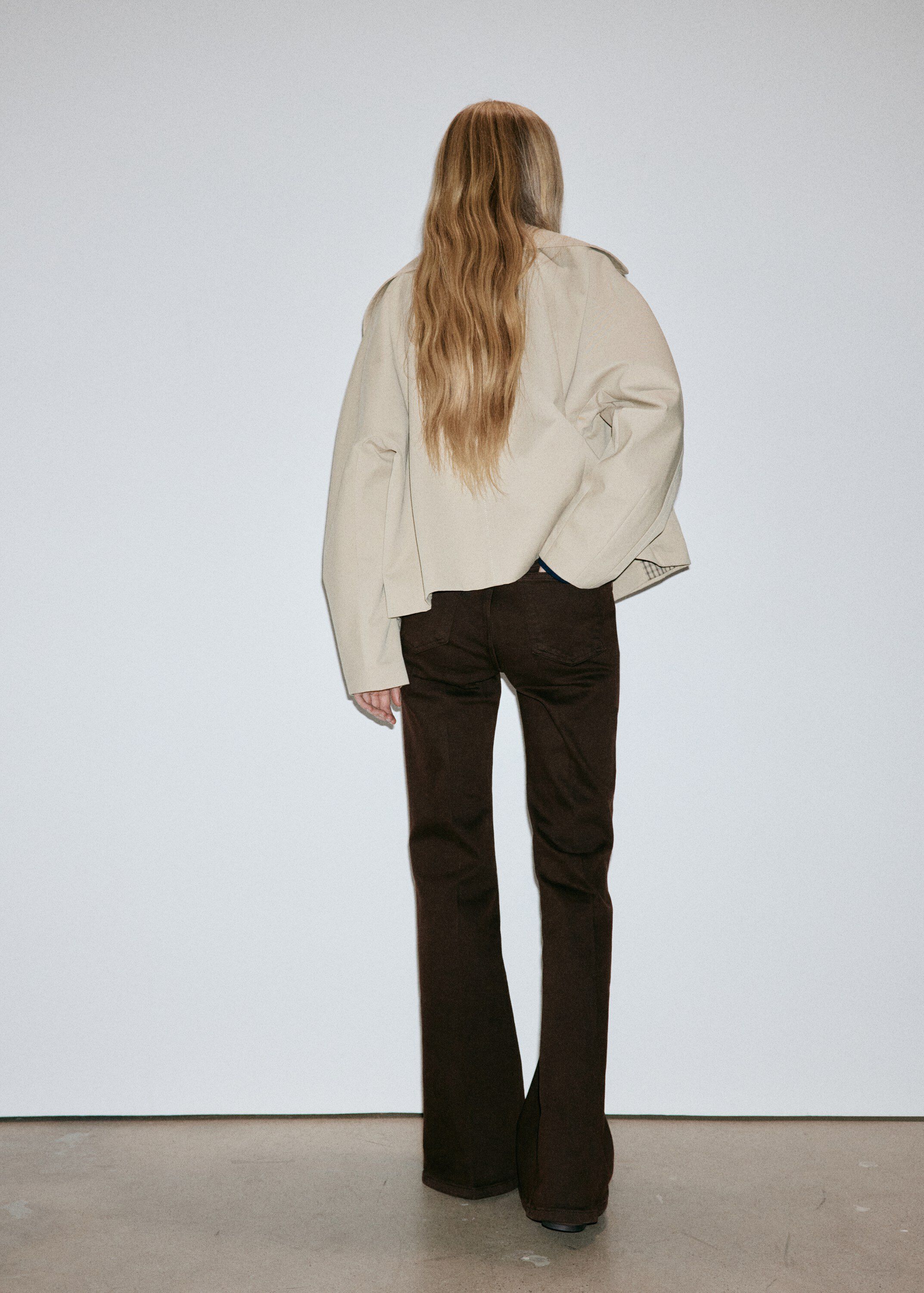High waist flare jeans