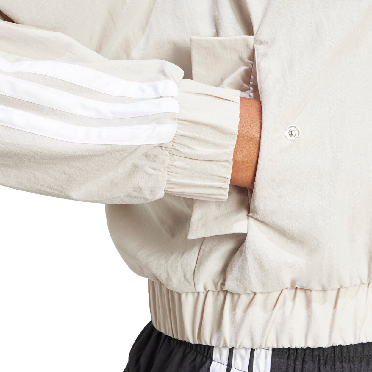 Essentials 3-Stripes Bomber Sweatshirt