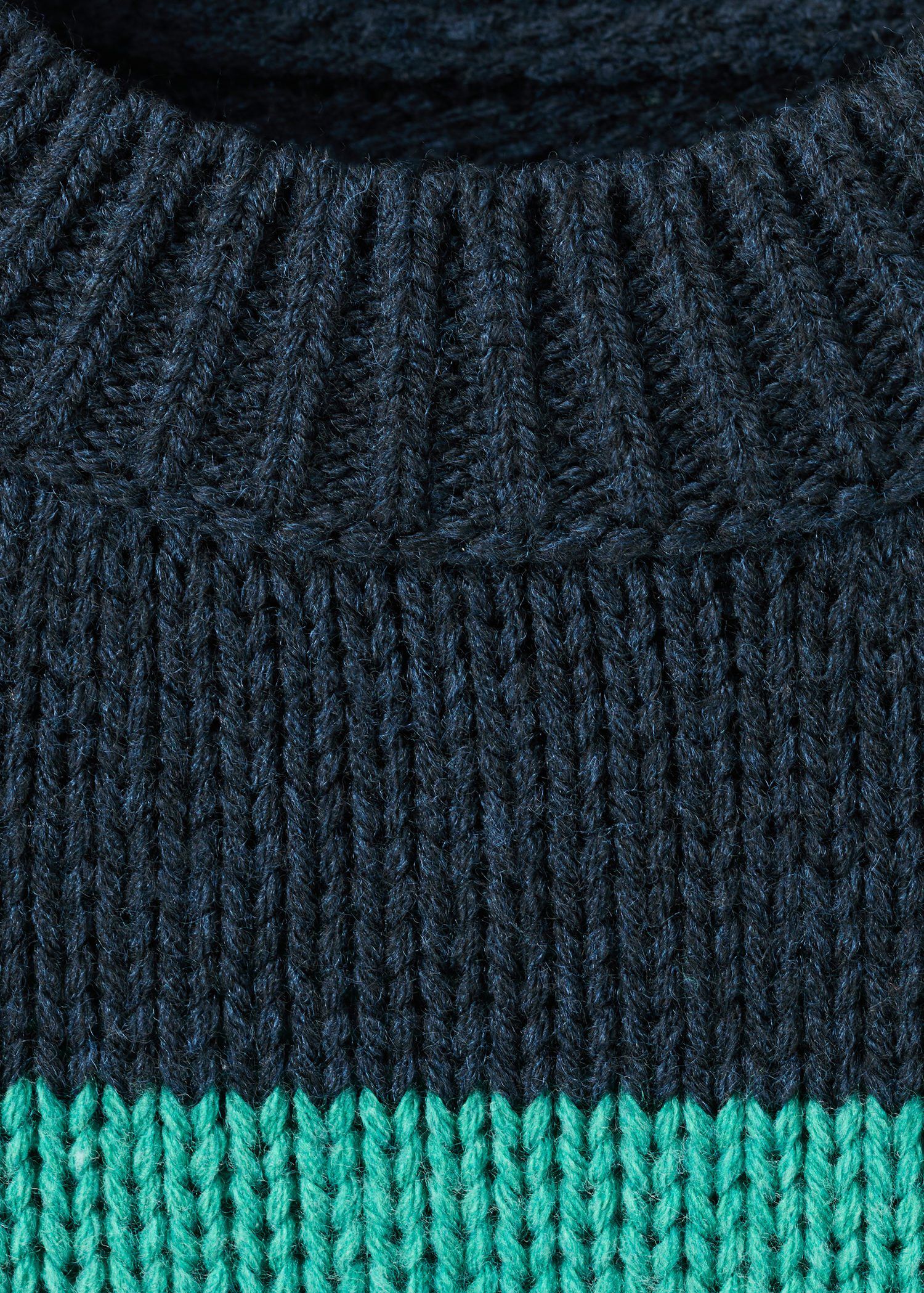 Knit striped sweater