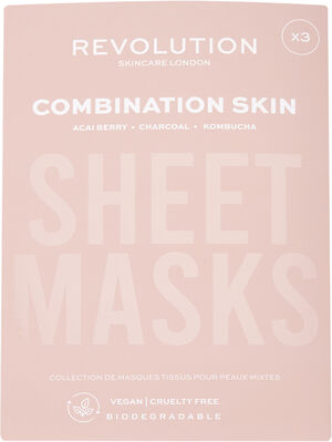 Revolution - Skincare Combination Skin Sheet Masks Set 3Stk, Mask, Face  Care, Care