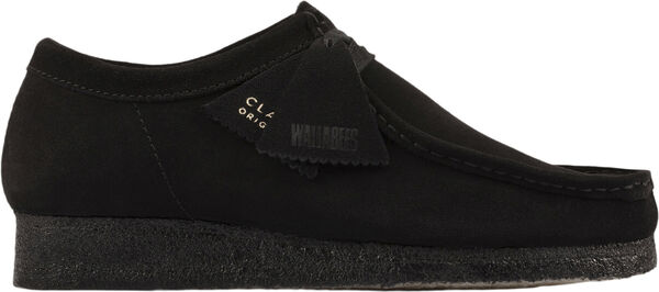 Wallabee. Black Sde, D, 4