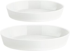 S&aelig;t med ovale fade 26 + 31 cm.