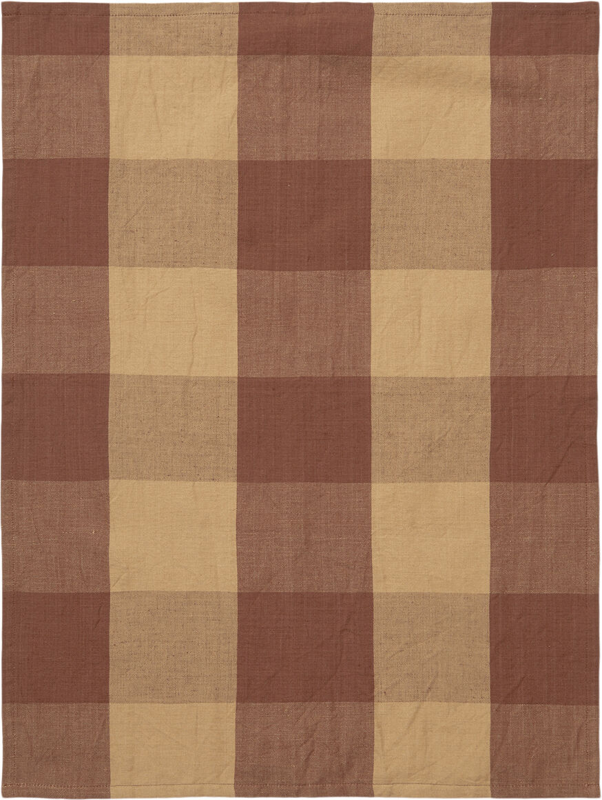 Hale Tea Towel - Peach/Spice Red