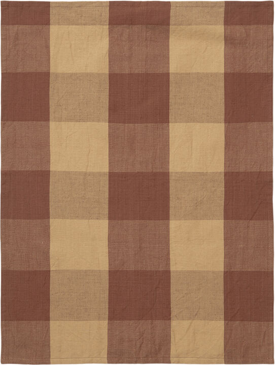 Hale Tea Towel - Peach/Spice Red