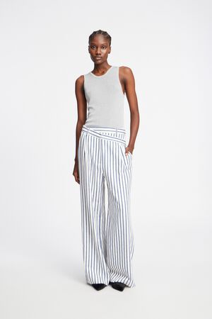 PAYTON Linen Cotton Blend Pants