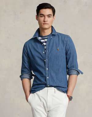 Slim Fit Denim Shirt
