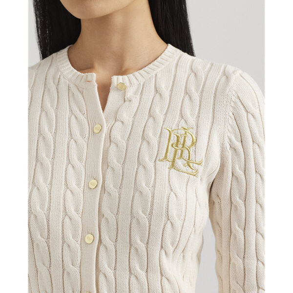 Cable-Knit Cotton Cardigan