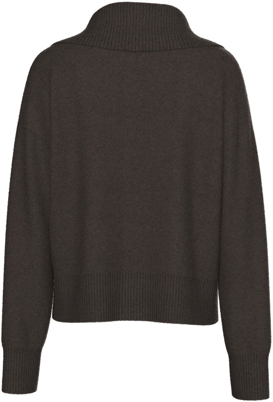 PCMALOU LS ZIP KNIT CARDIGAN NOOS B