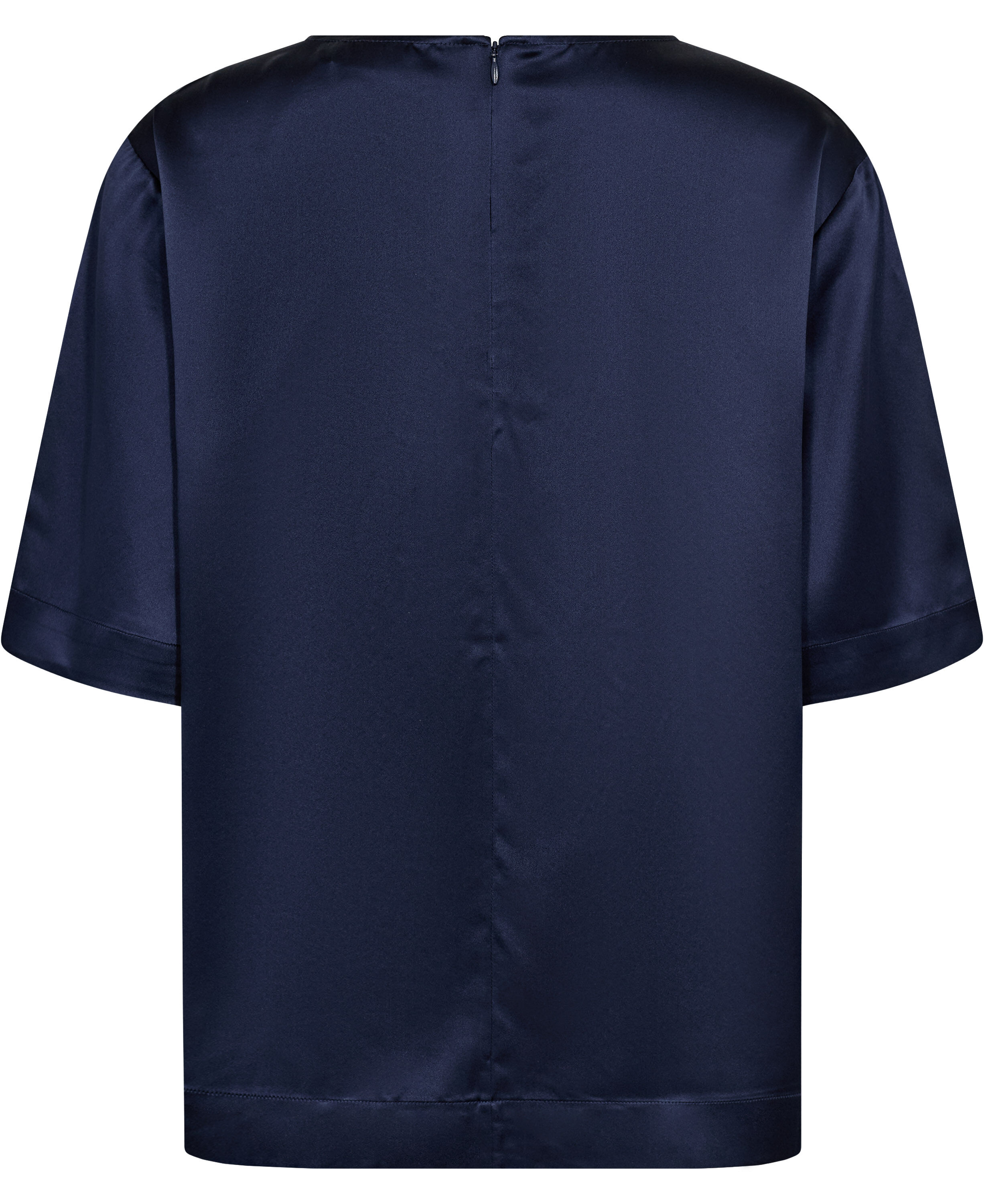 Gia 2 Kort&aelig;rmede bluse - 100% silke