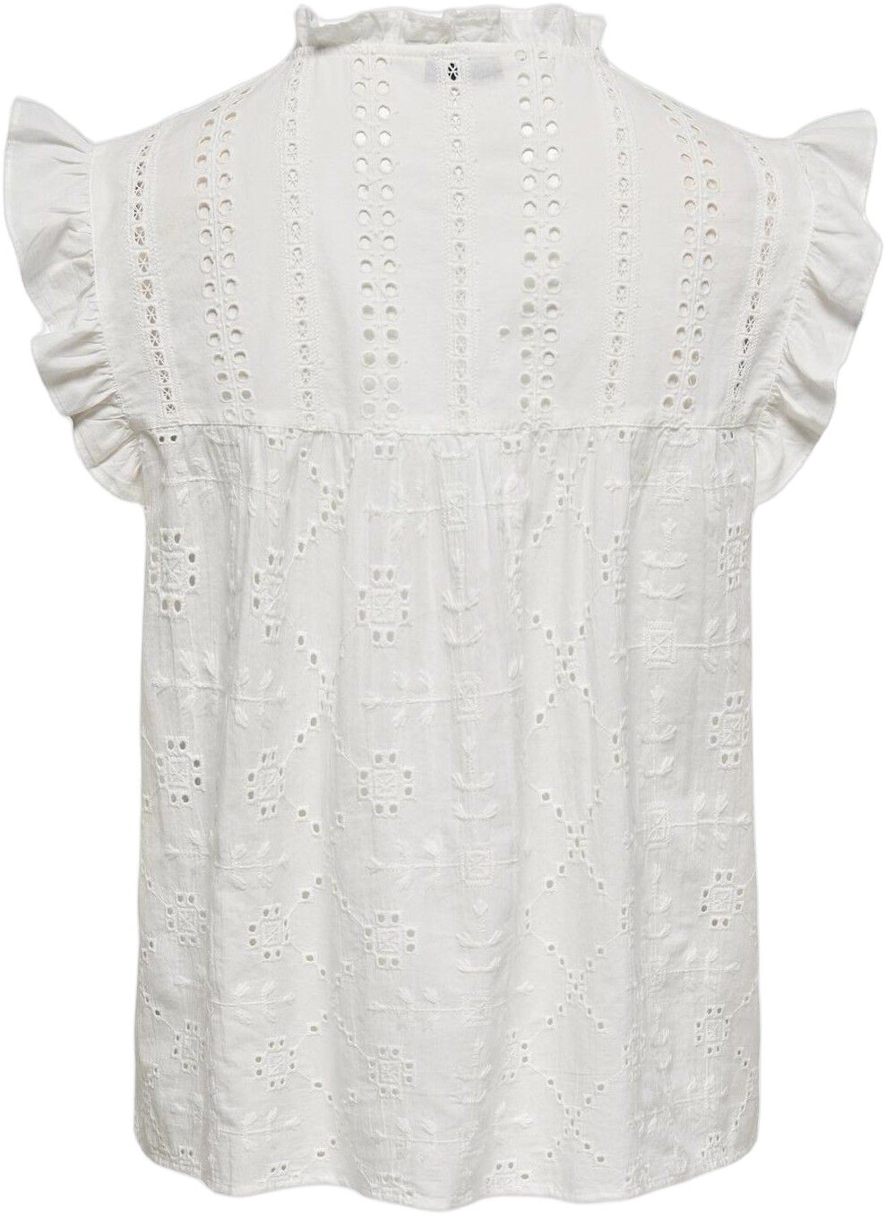 ONLREVA LIFE S/L EMB TOP WVN NOOS