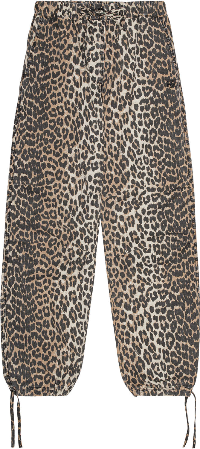 Washed Cotton Canvas Draw String Pa