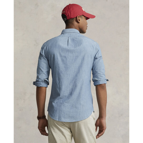 Slim Fit Chambray Shirt