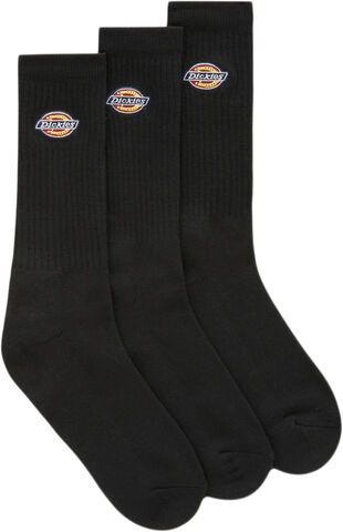 VALLEY GROVE EMBROIDERED SOCK BLACK