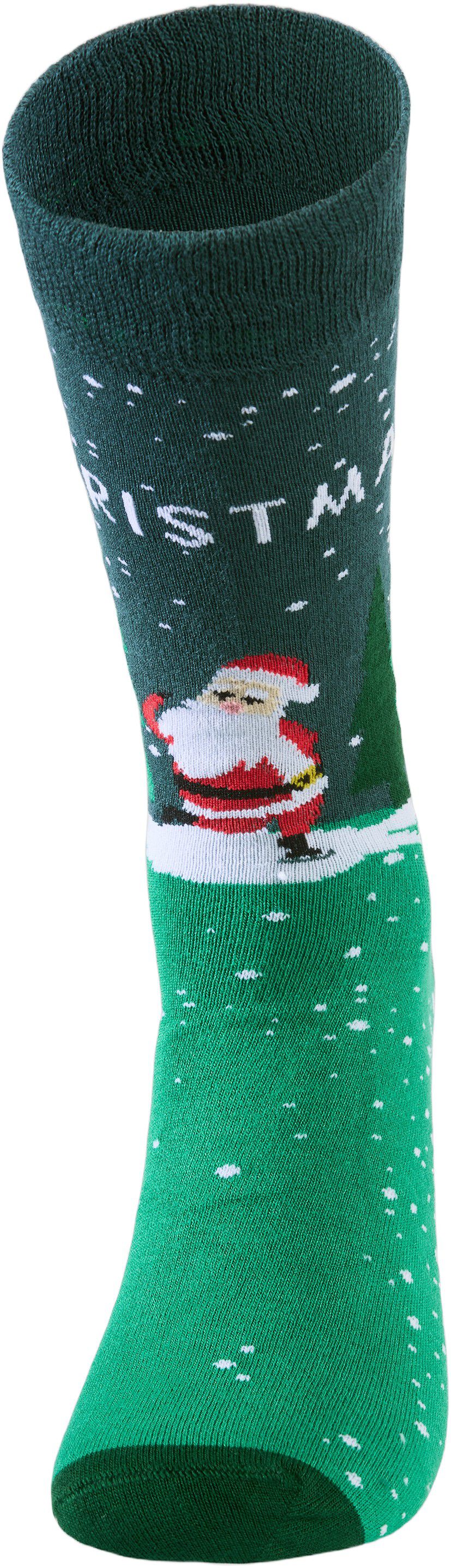 Christmas bamboo sock