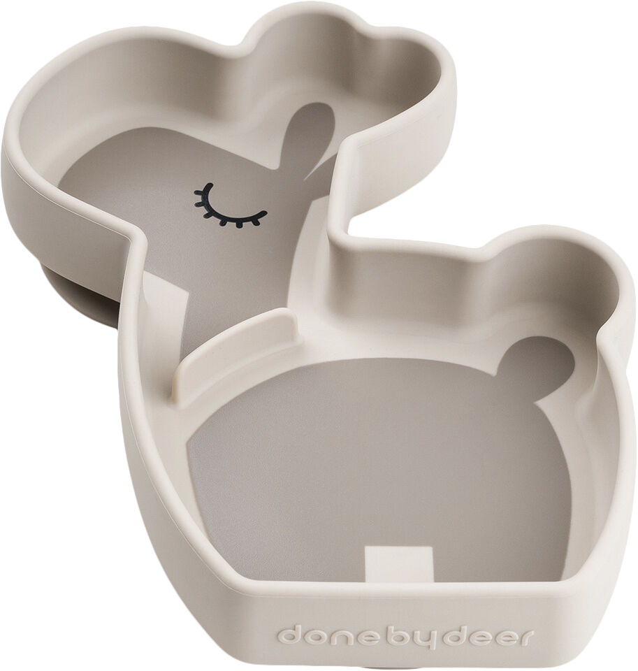 Silikone Stick&Stay snacktallerken Lalee Sand