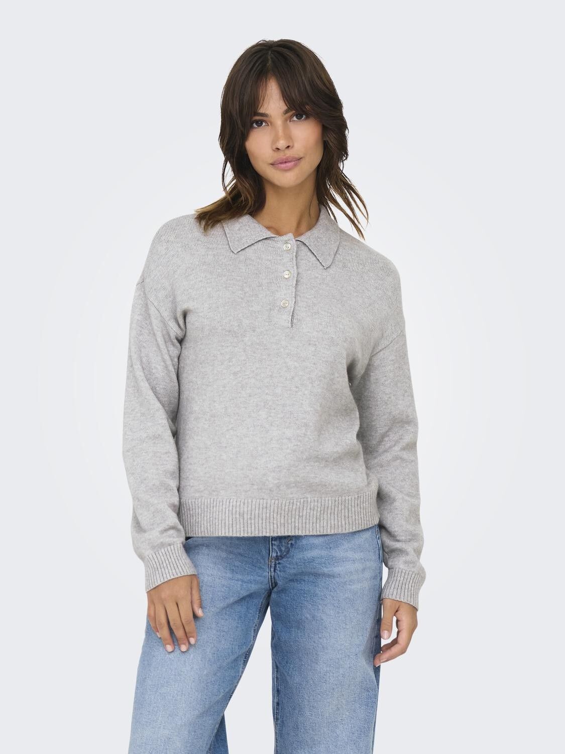 ONLLANA POLO LS PULLOVER EX KNT