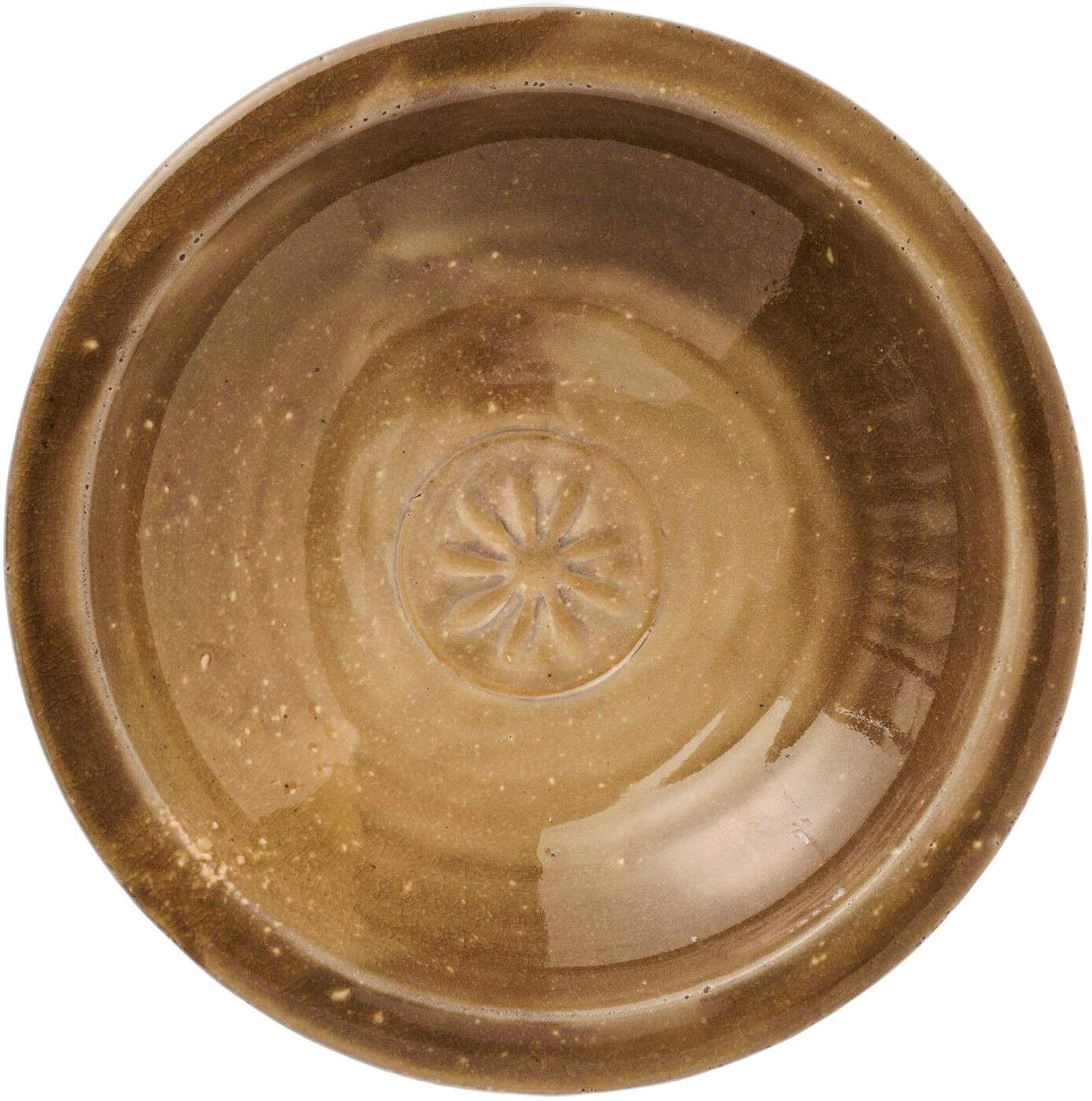 Sk&aring;l m/blomst sand rustik Avignon