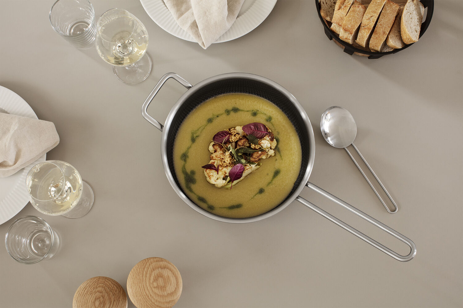 Mosaic sauterpande 24 cm keramisk Slip-Let&reg; bel&aelig;gning