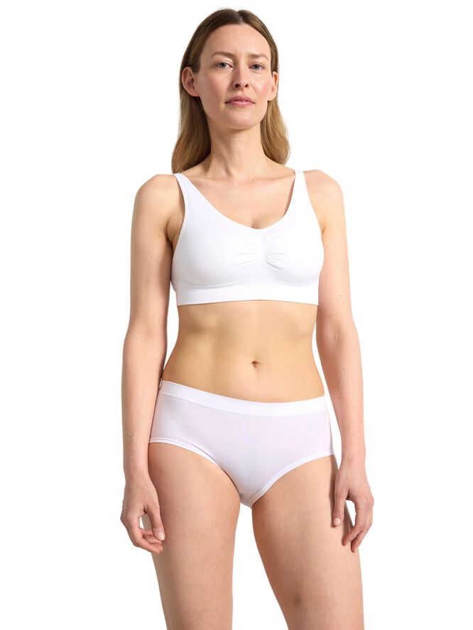 Trusser med normal talje og uden sømme