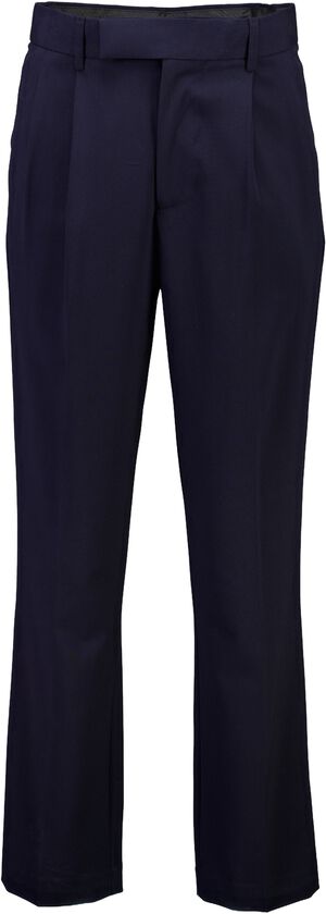 Relaxed pleated formal pants