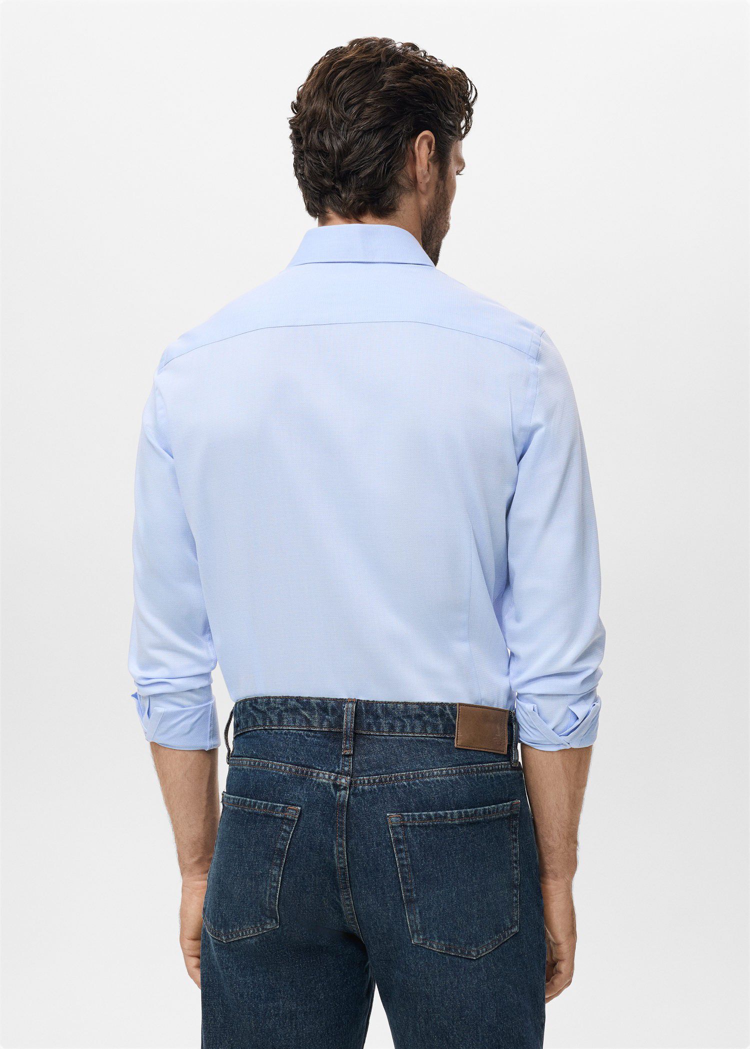 Slim-fit cotton shirt