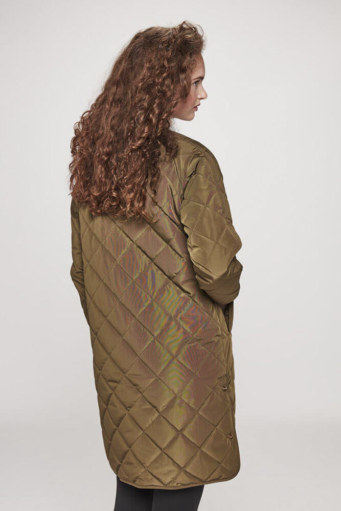 Rubina Quilted lang overgangsjakke