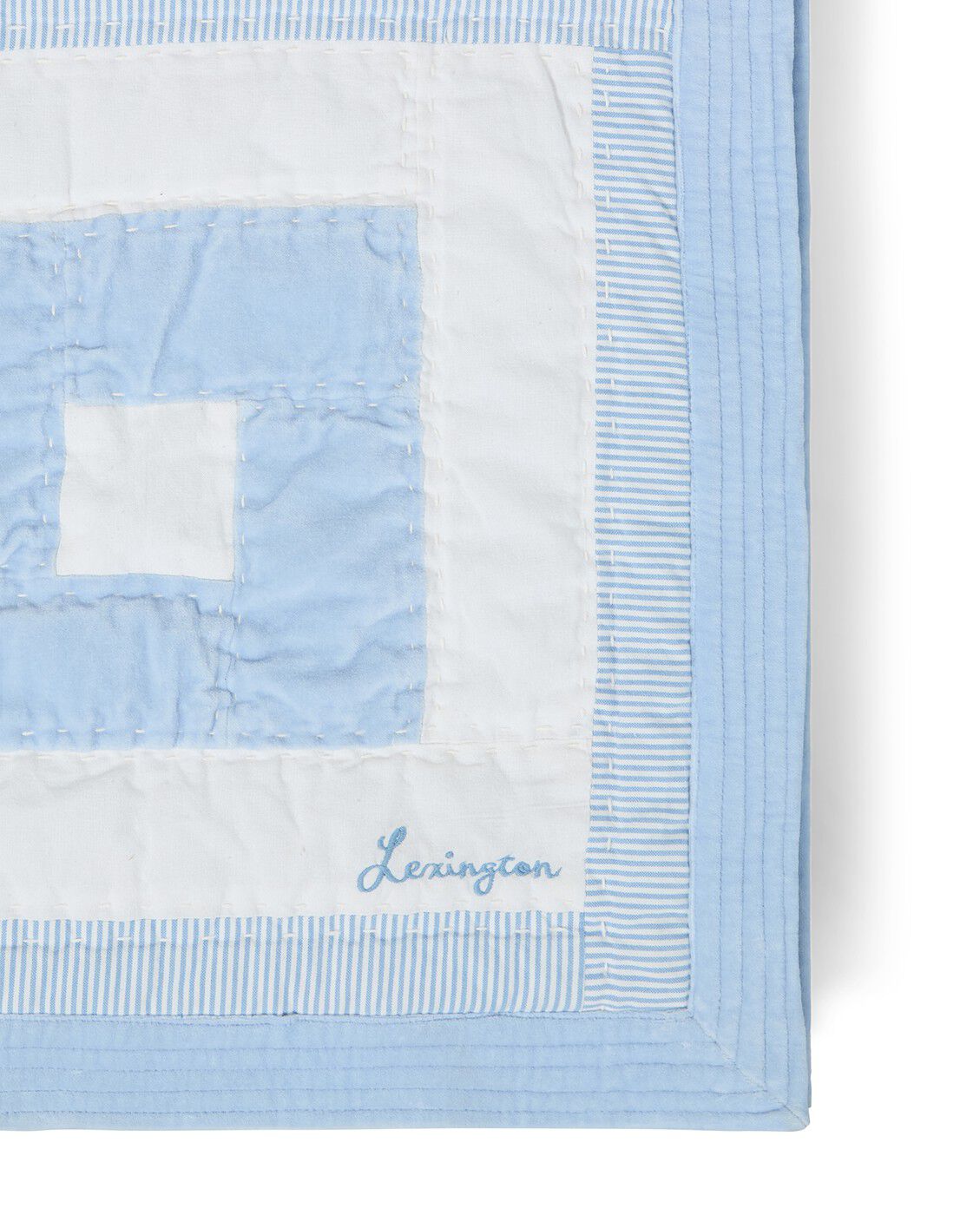 Quilted Patchwork Organic Cotton Bedspread