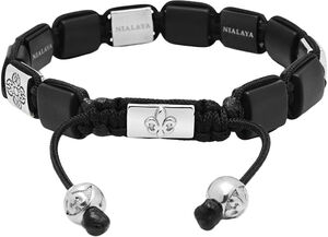 The CZ Flatbead Collection - Black Onyx and Silver