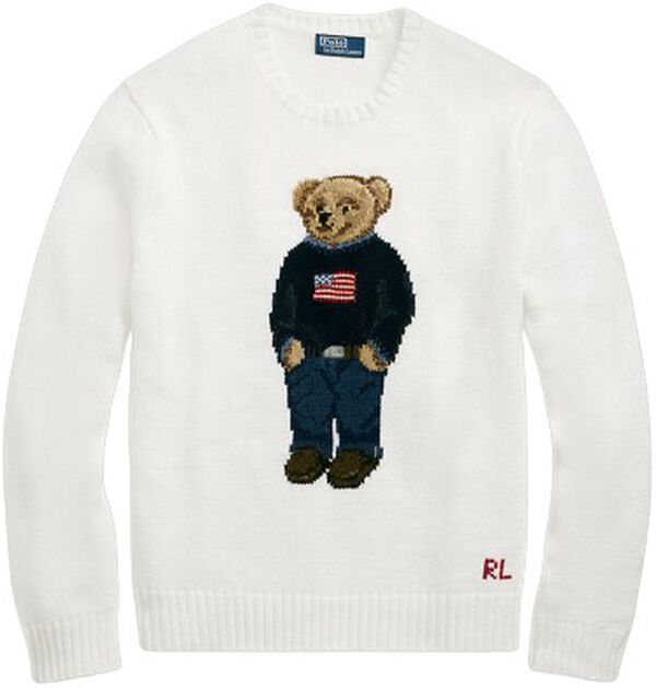Polo Bear Linen-Cotton Sweater