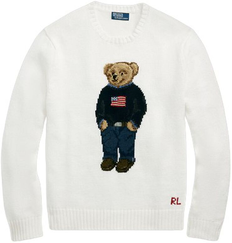 Polo Bear Linen-Cotton Sweater