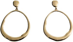 Hoop pendant earrings