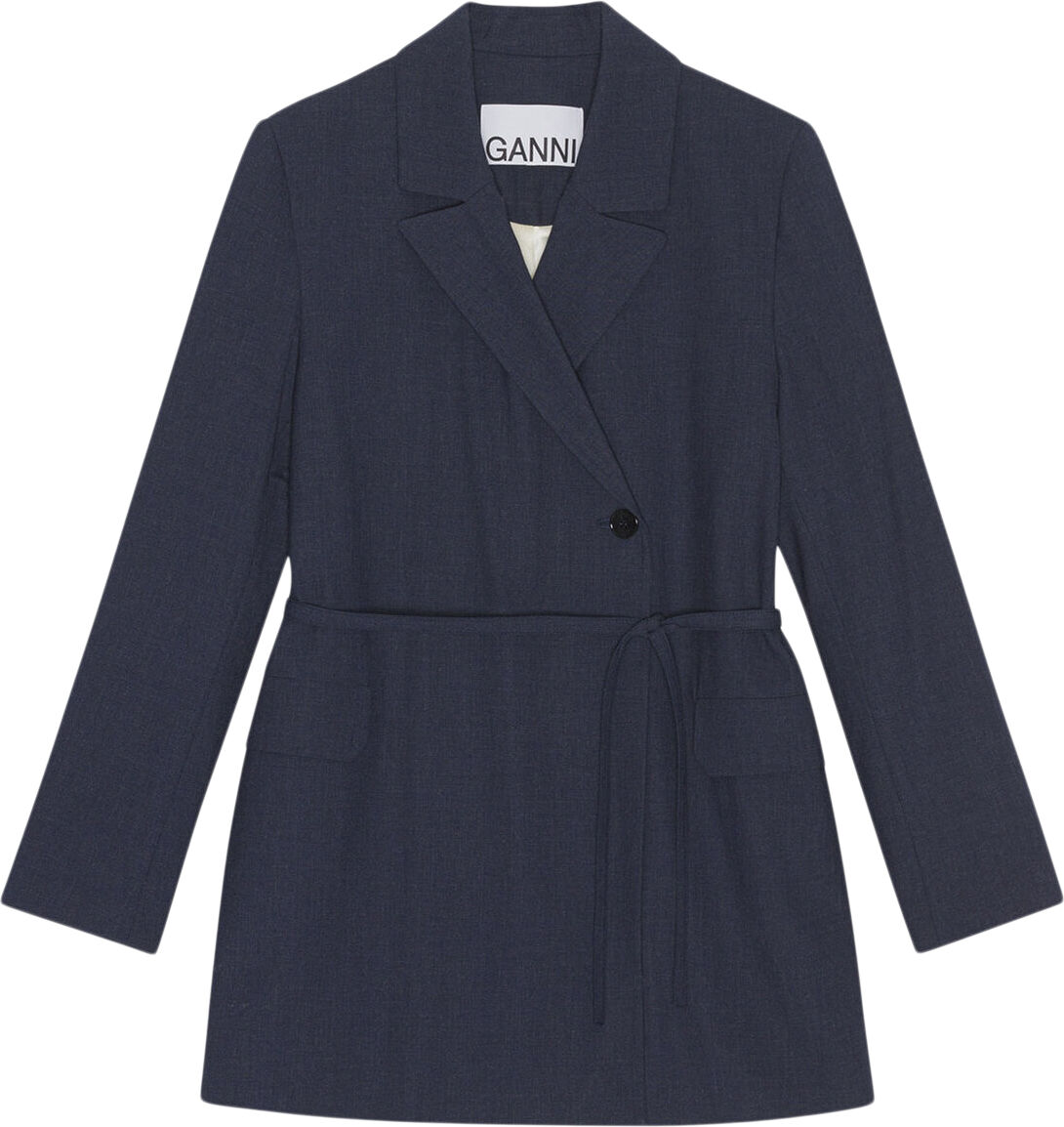 Drapey Melange Blazer