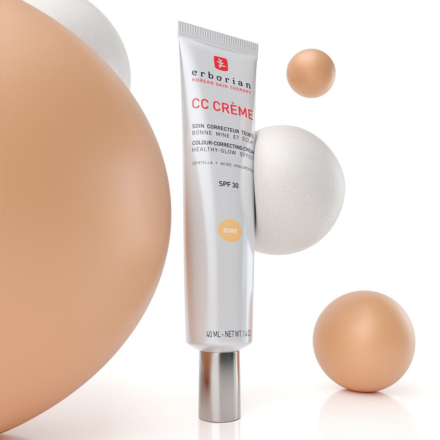 CC Cr&egrave;me - Tonet korrigerende pleje  Sund gl&oslash;d og udstr&aring;ling