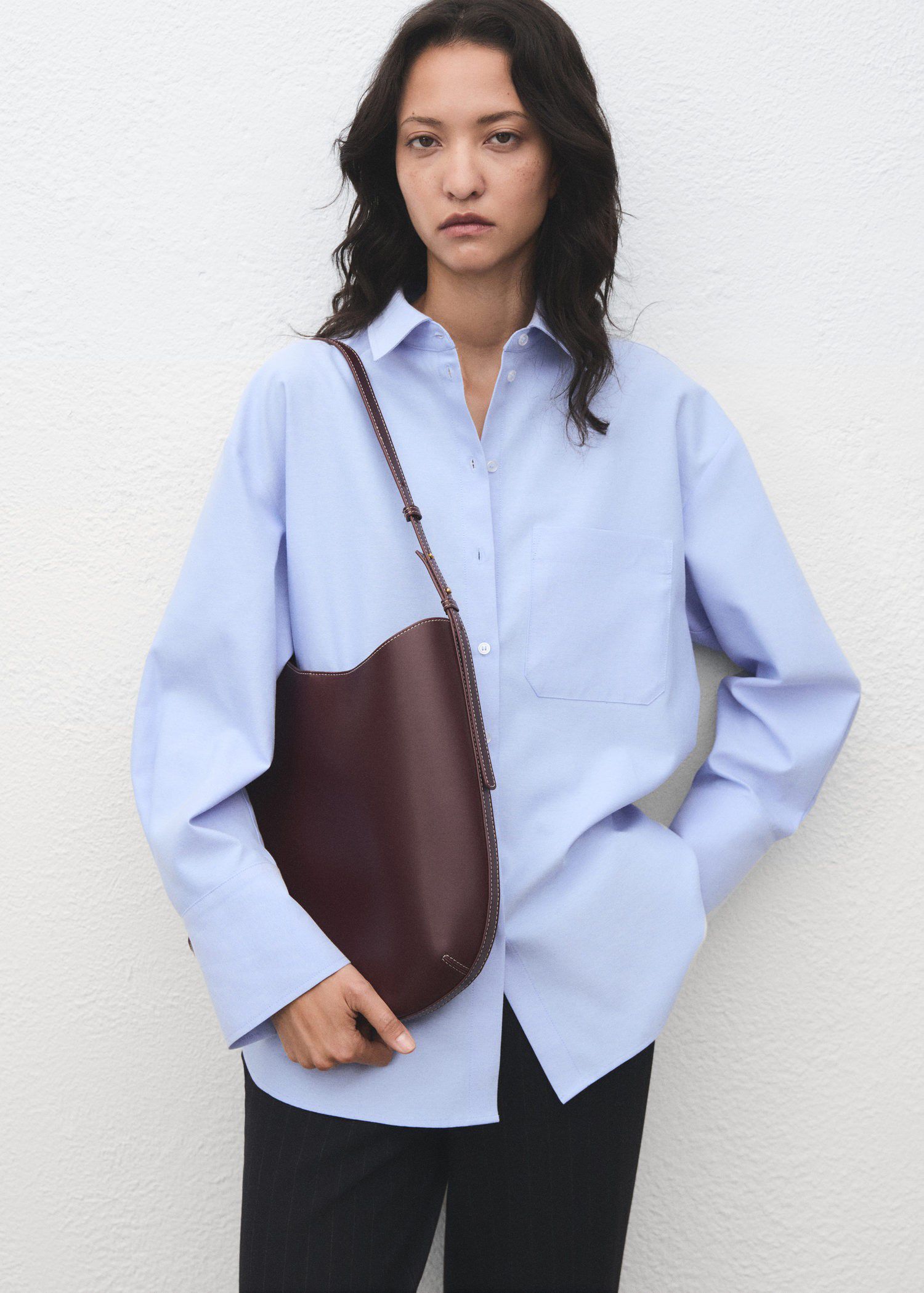Pocket oversize shirt
