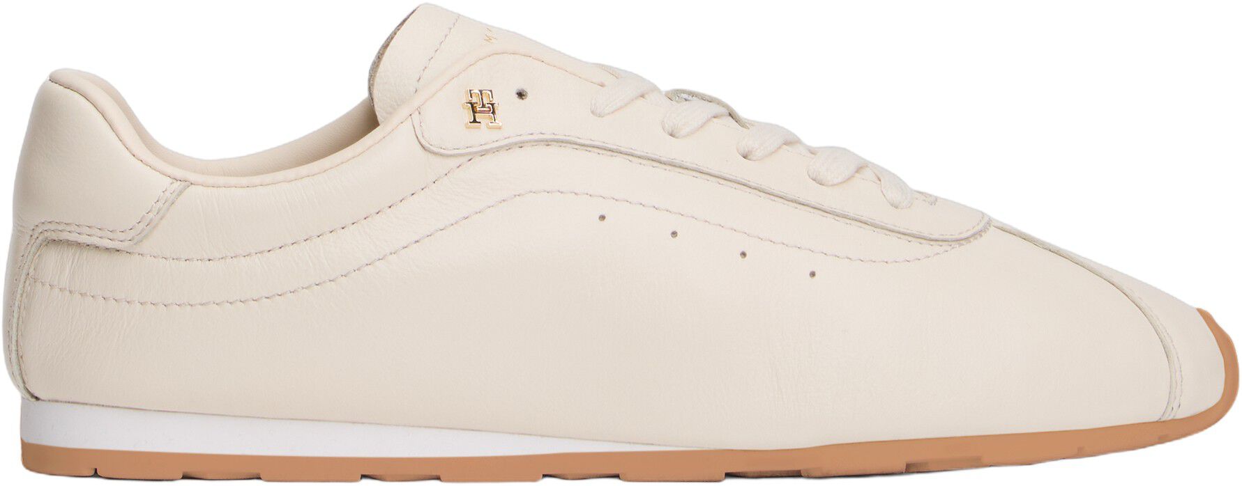 TH Monogram Low Profile Leather Trainers