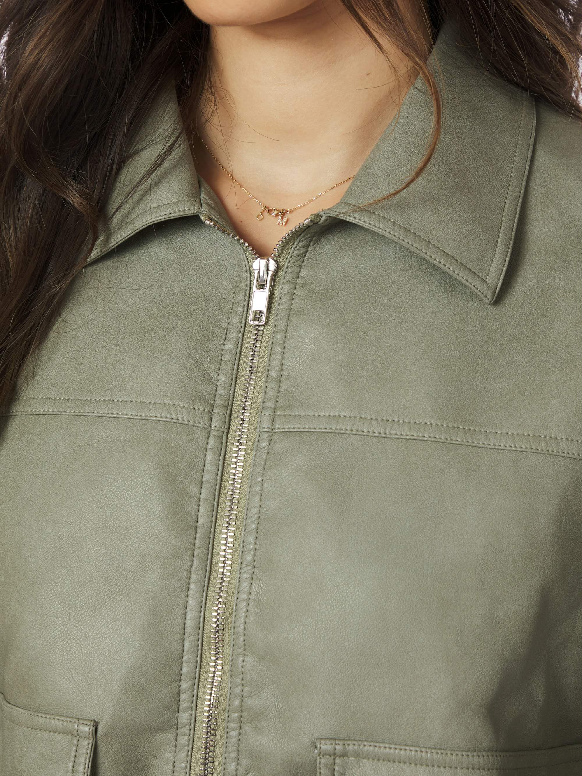 Titan Faux Leather Jacket