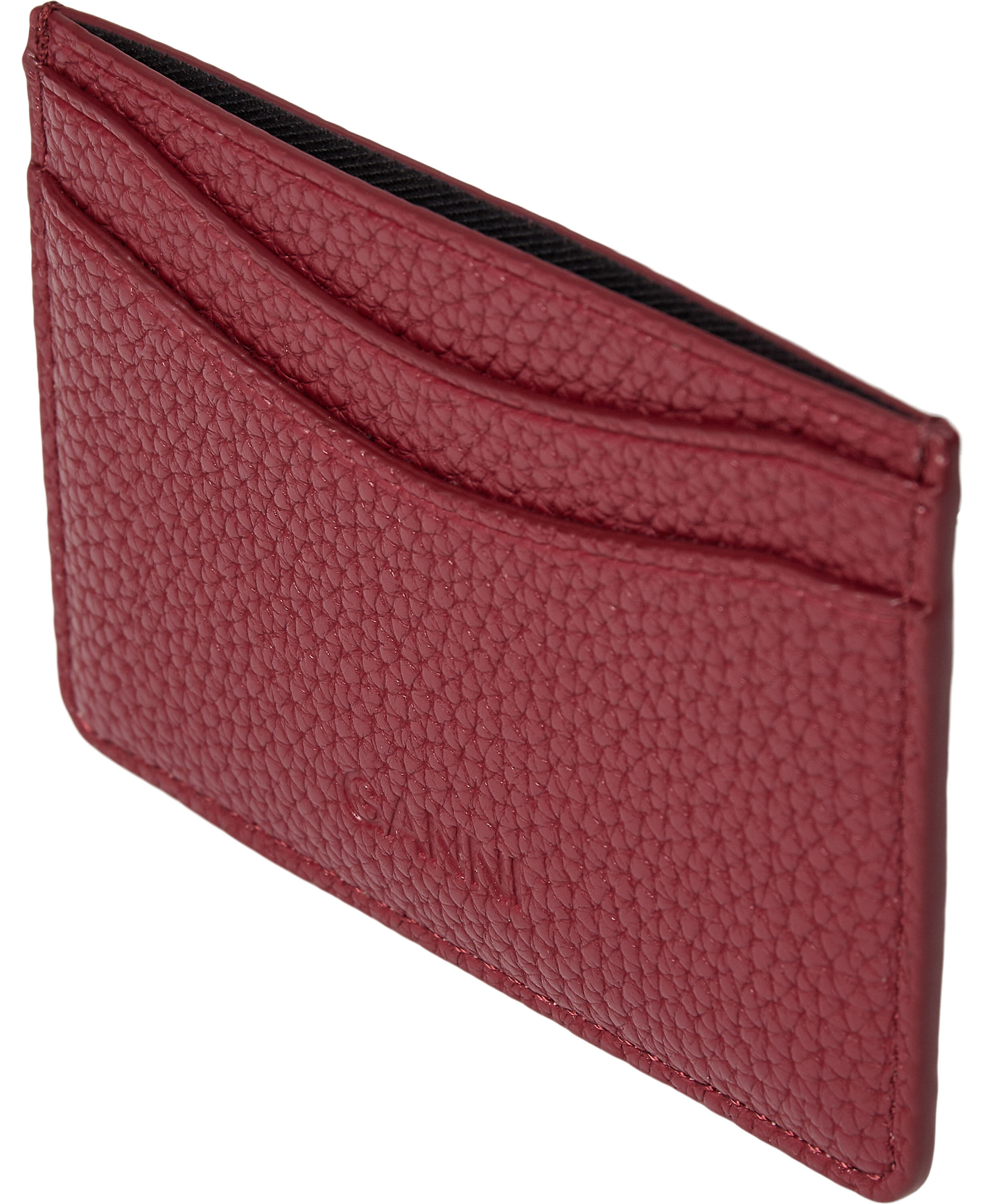 Card Holder Grained Gold