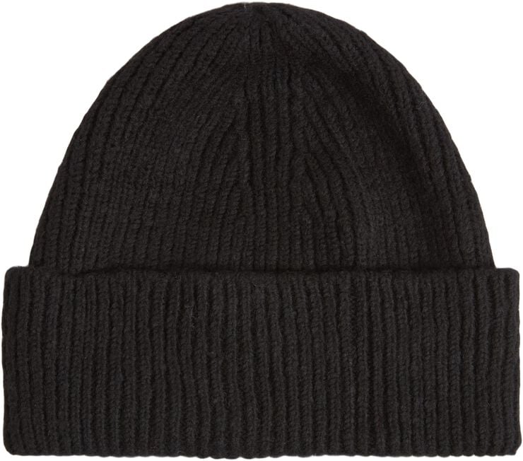 LIDIAAS Knitted Ribbed Beanie Hat